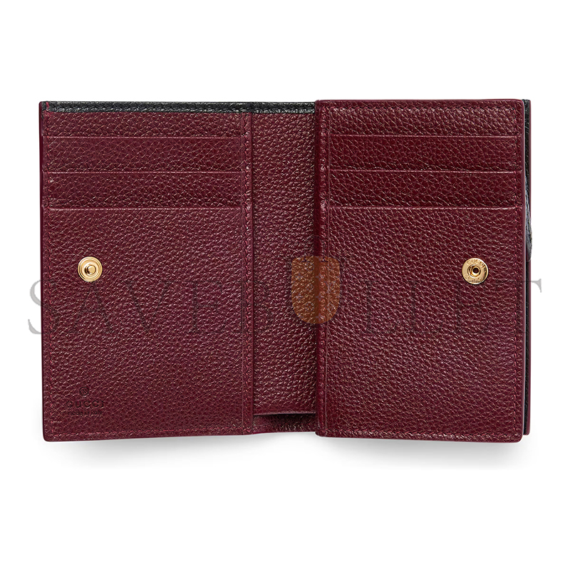 Gvc*1 bi-color gg marmont small wallet 772738 (11.5*8*3cm)